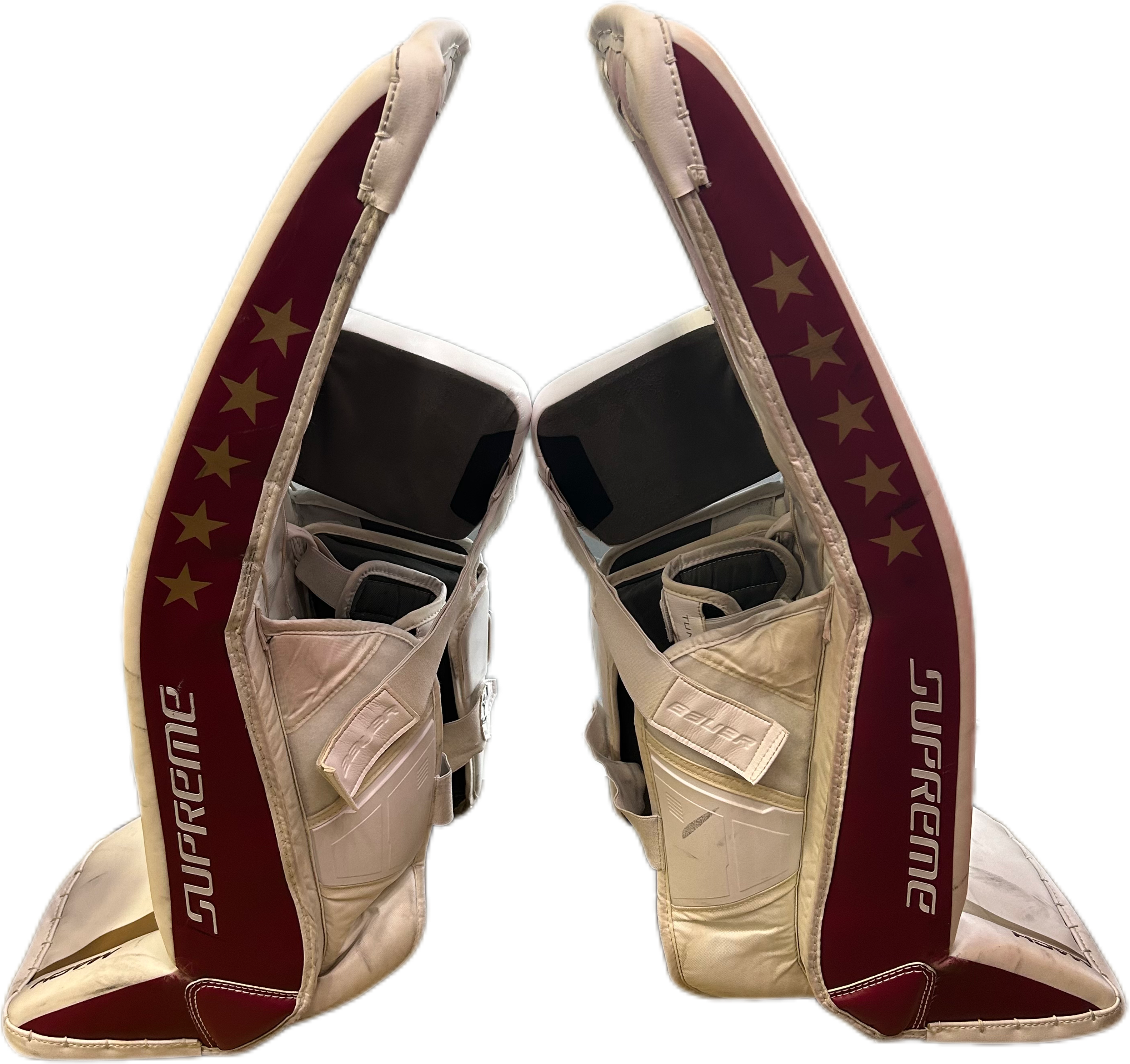 Bauer Supreme Mach - Ensemble complet Pro Stock d'occasion (blanc/marron/or)